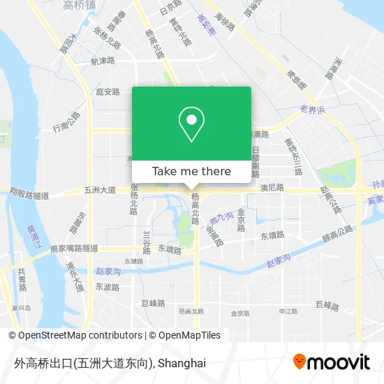 外高桥出口(五洲大道东向) map