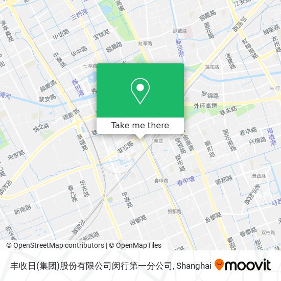 丰收日(集团)股份有限公司闵行第一分公司 map