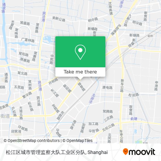 松江区城市管理监察大队工业区分队 map