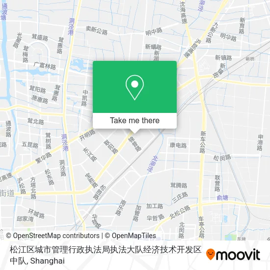 松江区城市管理行政执法局执法大队经济技术开发区中队 map