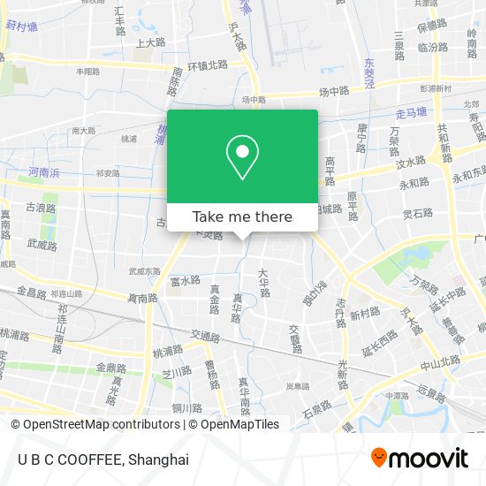 U B C COOFFEE map