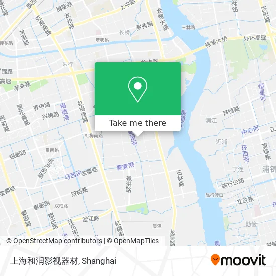 上海和润影视器材 map