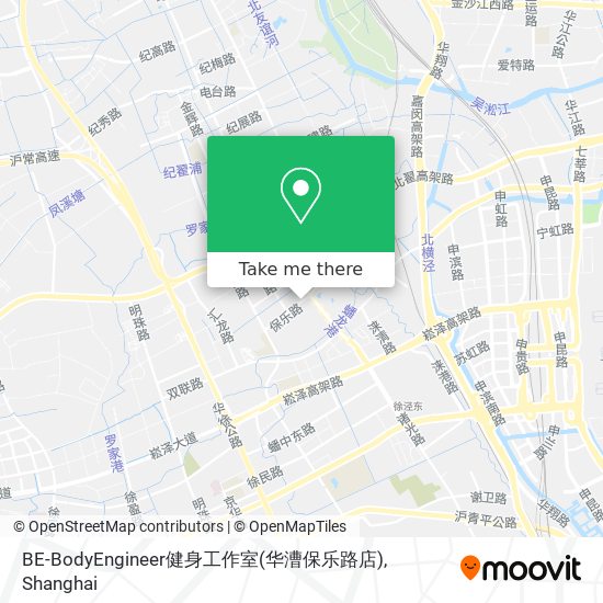 BE-BodyEngineer健身工作室(华漕保乐路店) map