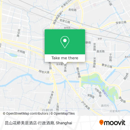 昆山花桥美居酒店-行政酒廊 map
