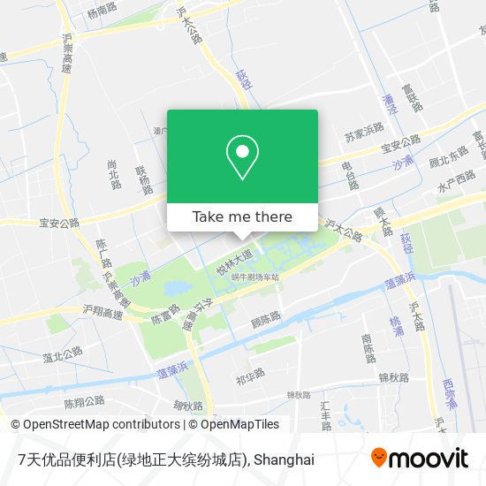 7天优品便利店(绿地正大缤纷城店) map