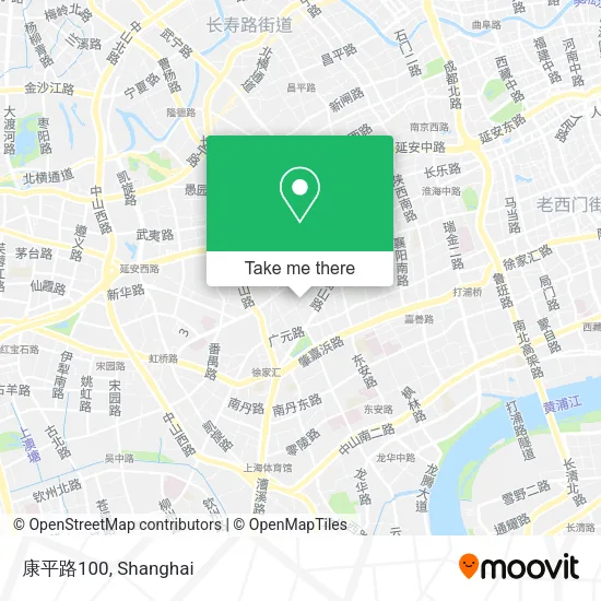 康平路100 map