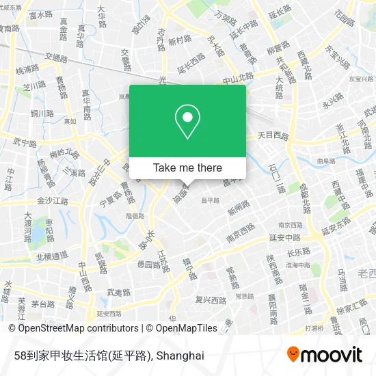58到家甲妆生活馆(延平路) map