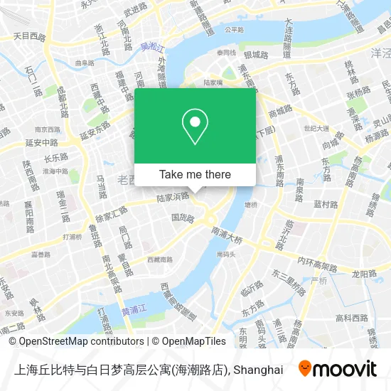 上海丘比特与白日梦高层公寓(海潮路店) map