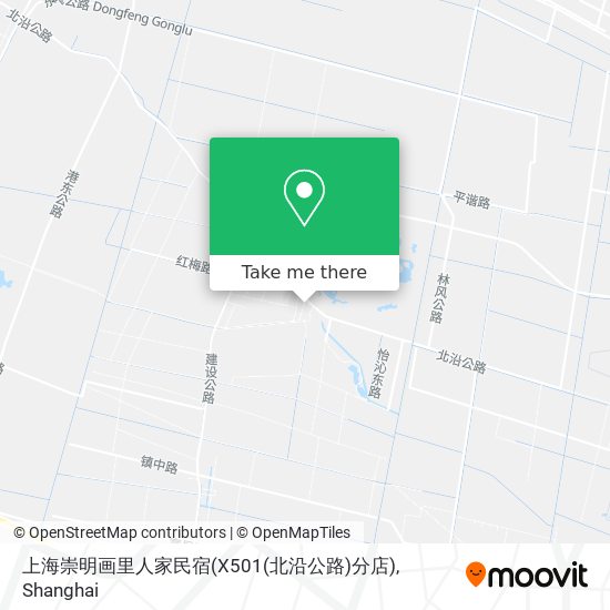 上海崇明画里人家民宿(X501(北沿公路)分店) map