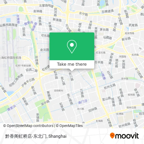 黔香阁虹桥店-东北门 map