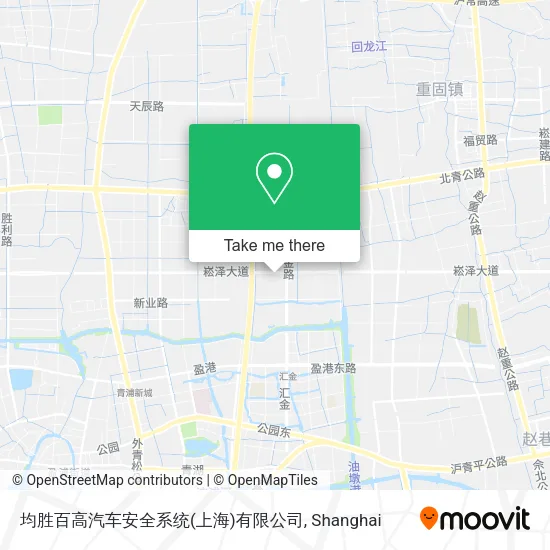 均胜百高汽车安全系统(上海)有限公司 map