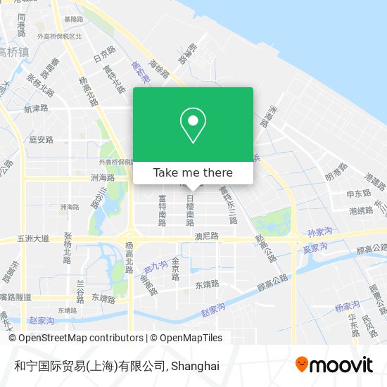 和宁国际贸易(上海)有限公司 map