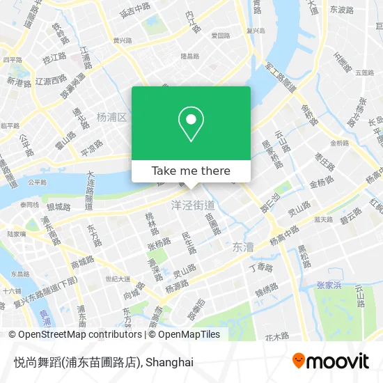 悦尚舞蹈(浦东苗圃路店) map