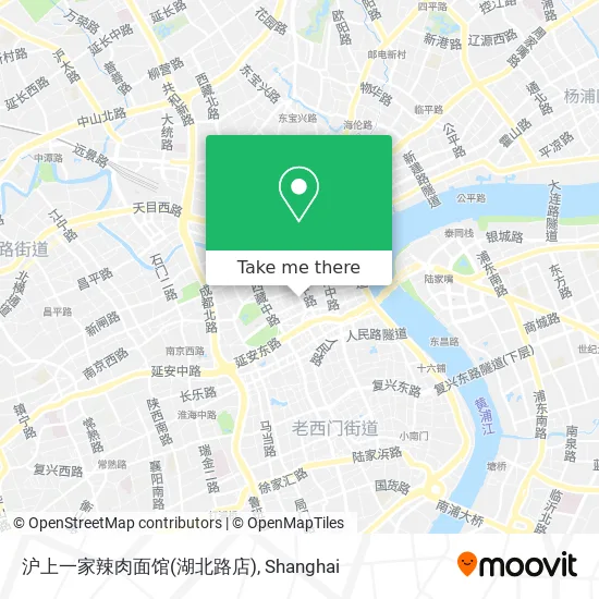 沪上一家辣肉面馆(湖北路店) map
