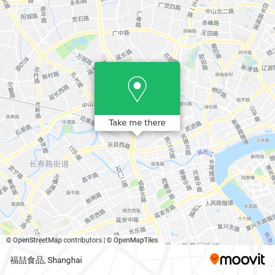 福喆食品 map