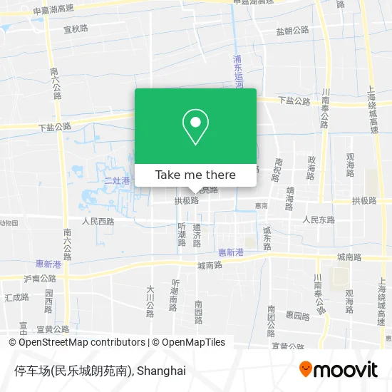 停车场(民乐城朗苑南) map