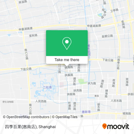 四季百果(惠南店) map
