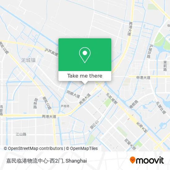 嘉民临港物流中心-西2门 map