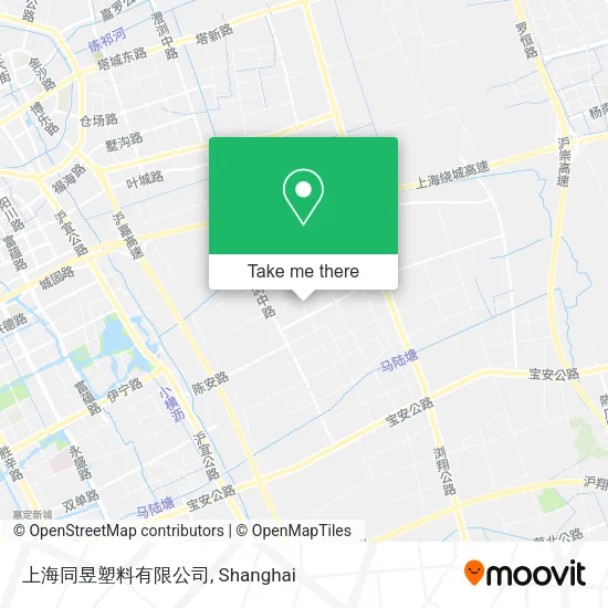 上海同昱塑料有限公司 map