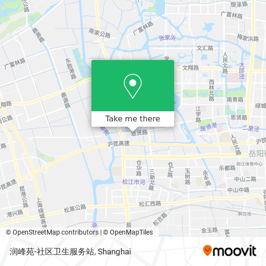润峰苑-社区卫生服务站 map