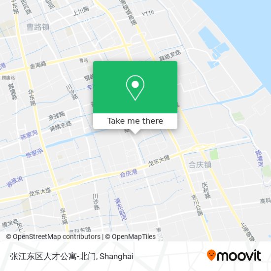张江东区人才公寓-北门 map