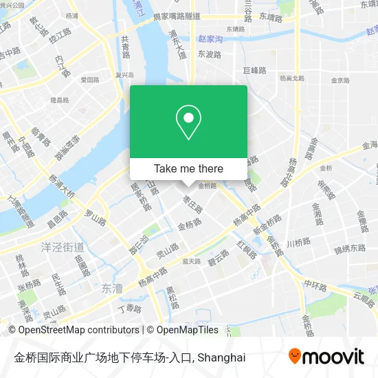 金桥国际商业广场地下停车场-入口 map