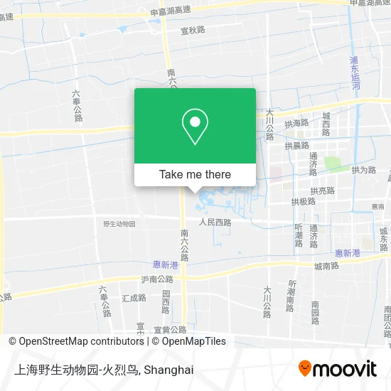 上海野生动物园-火烈鸟 map