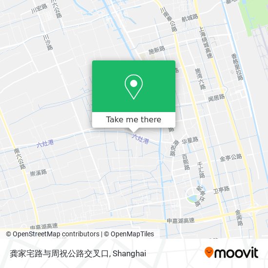 龚家宅路与周祝公路交叉口 map