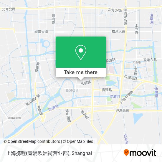 上海携程(青浦欧洲街营业部) map