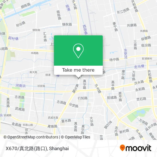 X670/真北路(路口) map