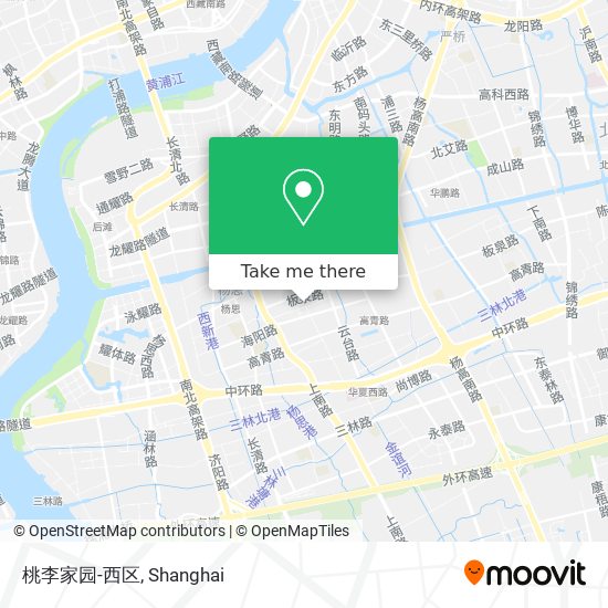 桃李家园-西区 map