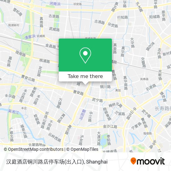 汉庭酒店铜川路店停车场(出入口) map