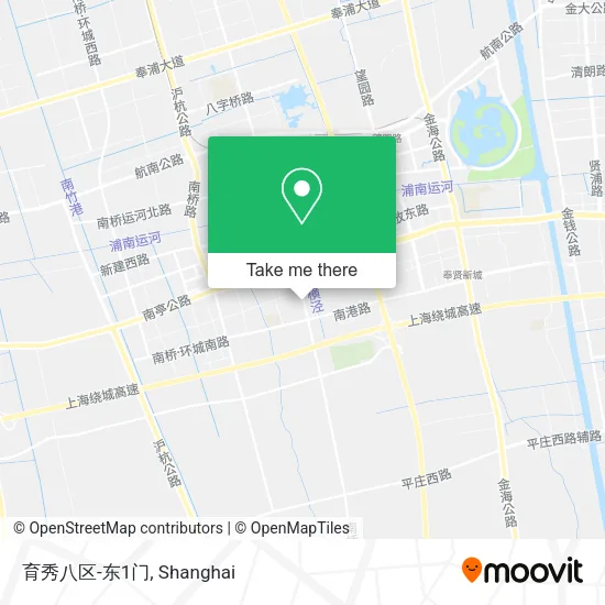 育秀八区-东1门 map