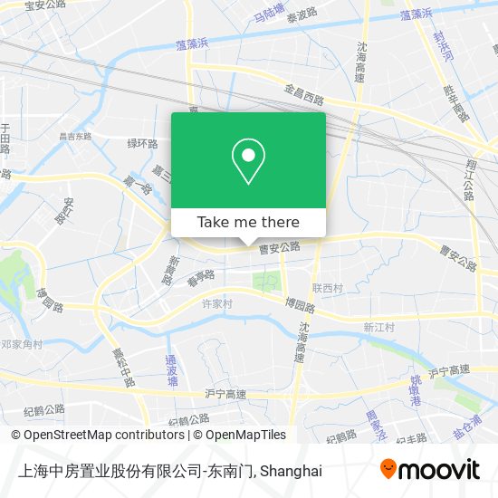 上海中房置业股份有限公司-东南门 map
