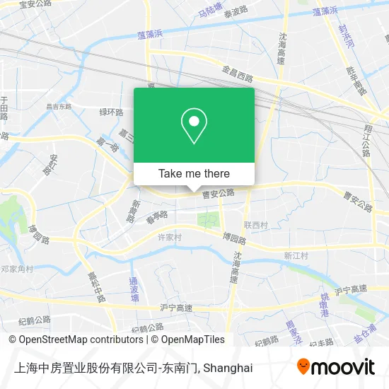 上海中房置业股份有限公司-东南门 map
