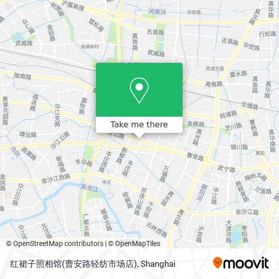 红裙子照相馆(曹安路轻纺市场店) map