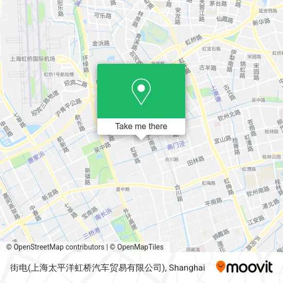 街电(上海太平洋虹桥汽车贸易有限公司) map