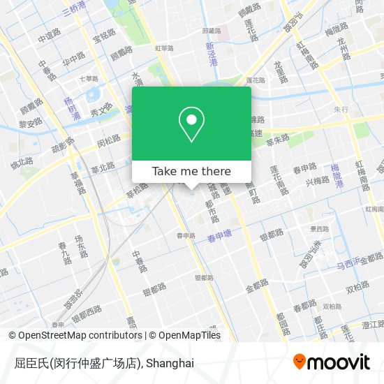 屈臣氏(闵行仲盛广场店) map