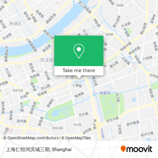 上海仁恒河滨城三期 map