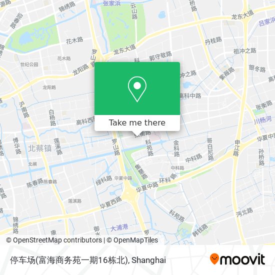 停车场(富海商务苑一期16栋北) map