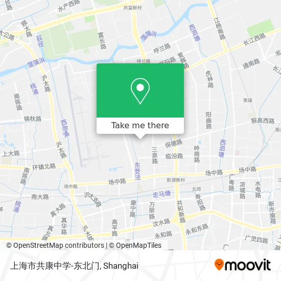 上海市共康中学-东北门 map