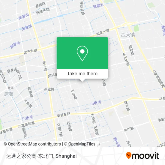 运通之家公寓-东北门 map