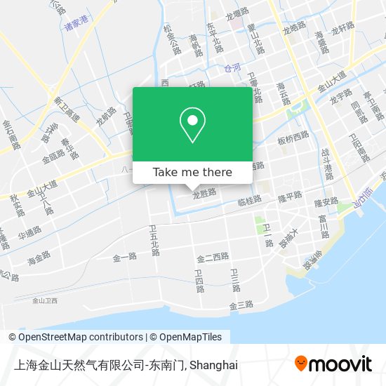 上海金山天然气有限公司-东南门 map