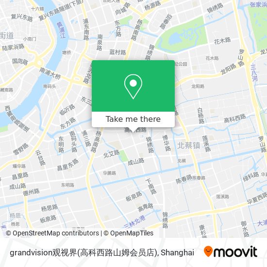 grandvision观视界(高科西路山姆会员店) map