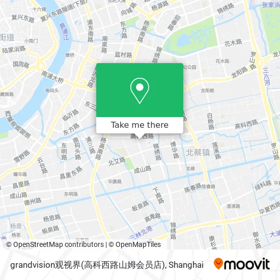 grandvision观视界(高科西路山姆会员店) map