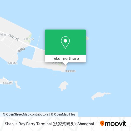 Shenjia Bay Ferry Terminal (沈家湾码头) map