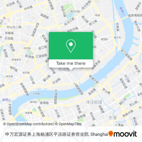 申万宏源证券上海杨浦区平凉路证券营业部 map