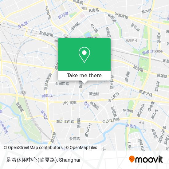 足浴休闲中心(临夏路) map
