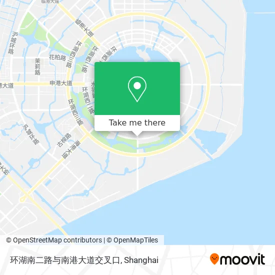 环湖南二路与南港大道交叉口 map
