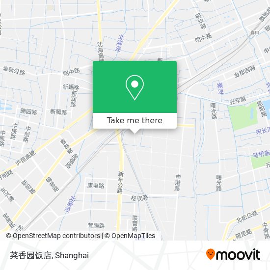 菜香园饭店 map